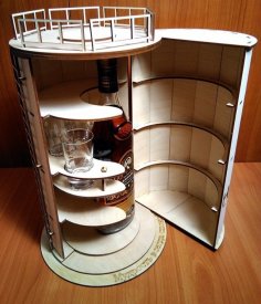 Lazer Kesim Fıçı Mini Bar Ücretsiz Vektör