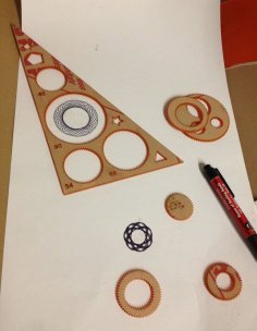 Lazer Kesim Spirograf Çizim Oyuncağı DXF Dosyası
