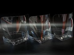 Lazer Kesim Tam Yüz Siperliği DXF Dosyası