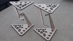 Lazer Kesim İmkansız Masa Tensegrity Masa DXF Dosyası