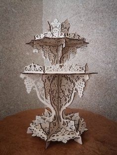 Lazer Kesim Üzüm Şekerliği DXF Dosyası