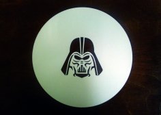 Lazer Kesim Kazıma Darth Vader Ücretsiz Vektör