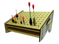 Lazer Kesim Olta Şamandıra Standı 25×35 Ücretsiz Vektör