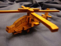 Lazer Kesim Apache Helikopteri Ücretsiz Vektör