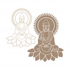 Lazer Kesim Buda SVG Dosyası