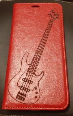 Lazerle Oyma Bas Gitar SVG Dosyası