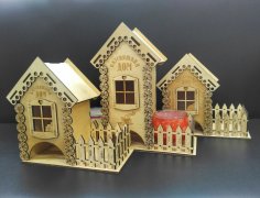 Lazer Kesim Çay Poşeti Dispenseri Çay Evi 3mm Ücretsiz Vektör
