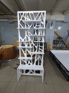 Lazer Kesim Bölme Raf MDF 16mm Ücretsiz Vektör