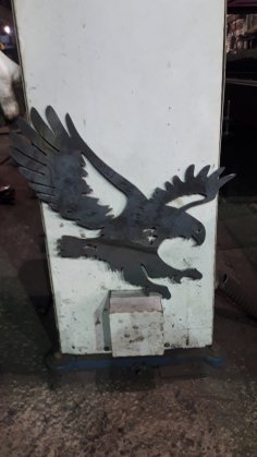Lazer Kesim Kartal DXF Dosyası