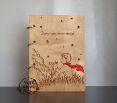 Lazerle Oyma Sanatı Defter Kapağı İçin Ücretsiz Vektör