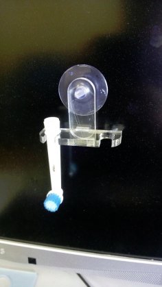 Lazer Kesim Diş Fırçası Tutucu Duvara Monte Ücretsiz Vektör