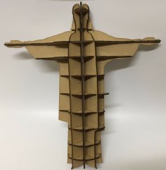 Lazer Kesim Kurtarıcı İsa 3D Model Ücretsiz Vektör