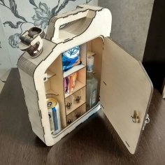 Lazer Kesim Jerry Can Mini Bar Yakıt Bidonu Mini Bar DXF Dosyası