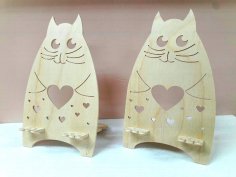 Lazer Kesim Masaüstü Cep Telefonu Standı Ücretsiz Vektör