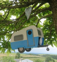 Lazer Kesim Karavan Kuş Yuvası SVG Dosyası