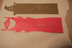 Lazer Kesim Harry Potter Seçmen Şapka Ayraç DXF Dosyası