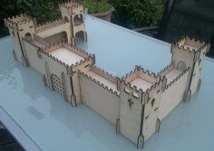 Lazer Kesim Kale 3mm Kontraplak DXF Dosyası