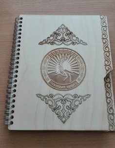 Lazer Kesim Basit Kitap Kapağı Ücretsiz Vektör