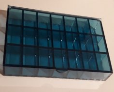 Lazer Kesim Akrilik Hap Kutusu 3mm SVG Dosyası