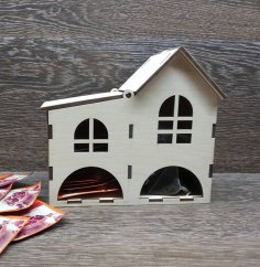 Lazer Kesim Çay Evi Çay Poşeti Tutucu Ücretsiz Vektör