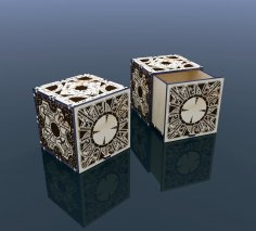 Lazer Kesim Hellraiser Bulmaca Kutusu 4mm Ücretsiz Vektör
