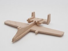 Lazer Kesim Uçak A-10 Thunderbolt Ahşap Model SVG Dosyası
