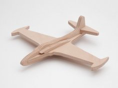 Lazer Kesim Uçak Lockheed P-80 Jet Savaş Uçağı Ahşap Model 6mm SVG Dosyası