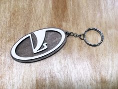 Lazer Kesim Lada Anahtarlık Araba Logosu Anahtarlıklar Ücretsiz Vektör