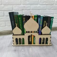 Lazer Kesim Müslüman İslami Kitap Standı Cami Replika Ücretsiz Vektör