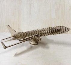 Lazer Kesim Uçak 3D Model Ücretsiz Vektör