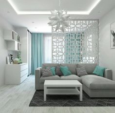 Lazer Kesim Dekoratif Izgara MDF 22 Ücretsiz Vektör