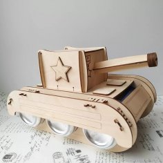 Lazer Kesim Tank Bira Taşıyıcı Ücretsiz Vektör