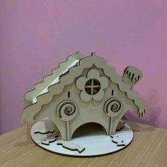 Lazer Kesim Çay Evi Mutfak Dekorasyonu Ücretsiz Vektör