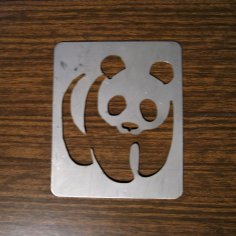 Lazer Kesim WWF Panda Ücretsiz Vektör