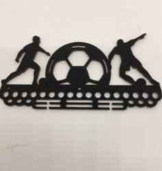 Lazer Kesim Futbol Zafer Madalyası Askısı Ücretsiz Vektör
