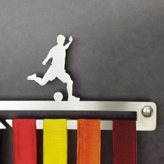 Lazer Kesim Futbol Duvar Madalya Askısı Ücretsiz Vektör