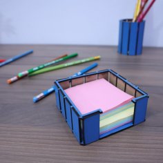 Lazer Kesim Yapışkan Not Tutucu DXF Dosyası