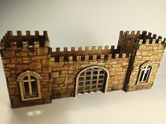 Lazer Kesim Kale 3D Model Karmaşık Gravür Ücretsiz Vektör