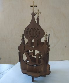 Lazer Kesim Paskalya Dekorasyonu 3D Model Ücretsiz Vektör