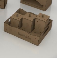 Lazer Kesim Kavanoz Altlığı Bebek Çocuk Oyuncak MDF 3mm Ücretsiz Vektör