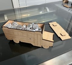 Lazer Kesim Okul Otobüsü Kutusu Mini Okul Otobüsü Şoförü Hediye Kutusu Ücretsiz Vektör
