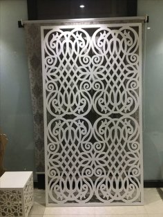 Lazer Kesim Dekoratif Bölme Duvarı Ücretsiz Vektör