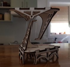 Lazer Kesim Tensegrity Masa 3mm DXF Dosyası