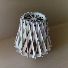 Lazer Kesim Ahşap Avize DXF Dosyası