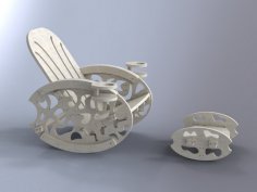 Lazer Kesim Sallanan Sandalye DXF Dosyası