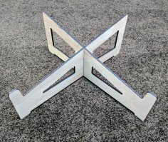 Lazer Kesim Ahşap Laptop Standı SVG Dosyası