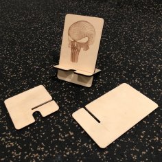 Lazer Kesim Boş Telefon Tutucu PDF Dosyası