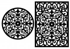 Lazer Kesim Mandala Duvar Dekoru SVG Dosyası