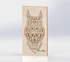 Lazer Kesim Baykuş Katmanlı Sanat Ücretsiz Vektör