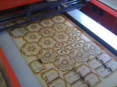 Lazer Kesim Catan Yerleşimcileri Fayansları DXF Dosyası